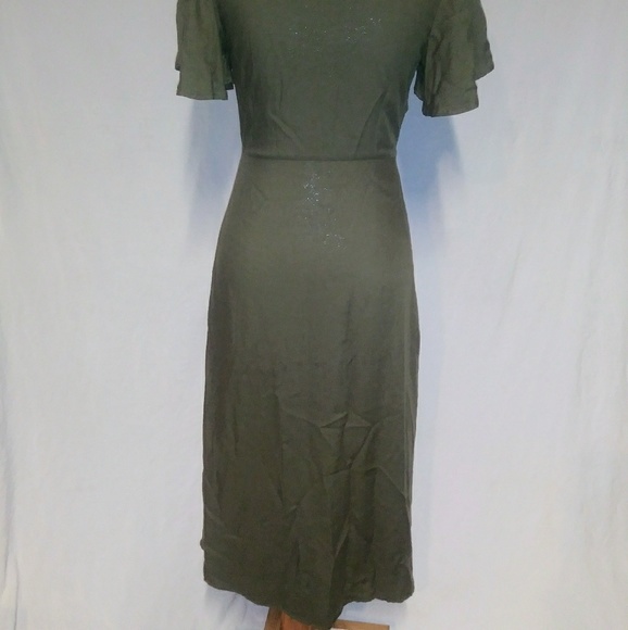 NWOT MiMi Chica Maxi Dress w/Slit Button Down - Picture 6 of 8